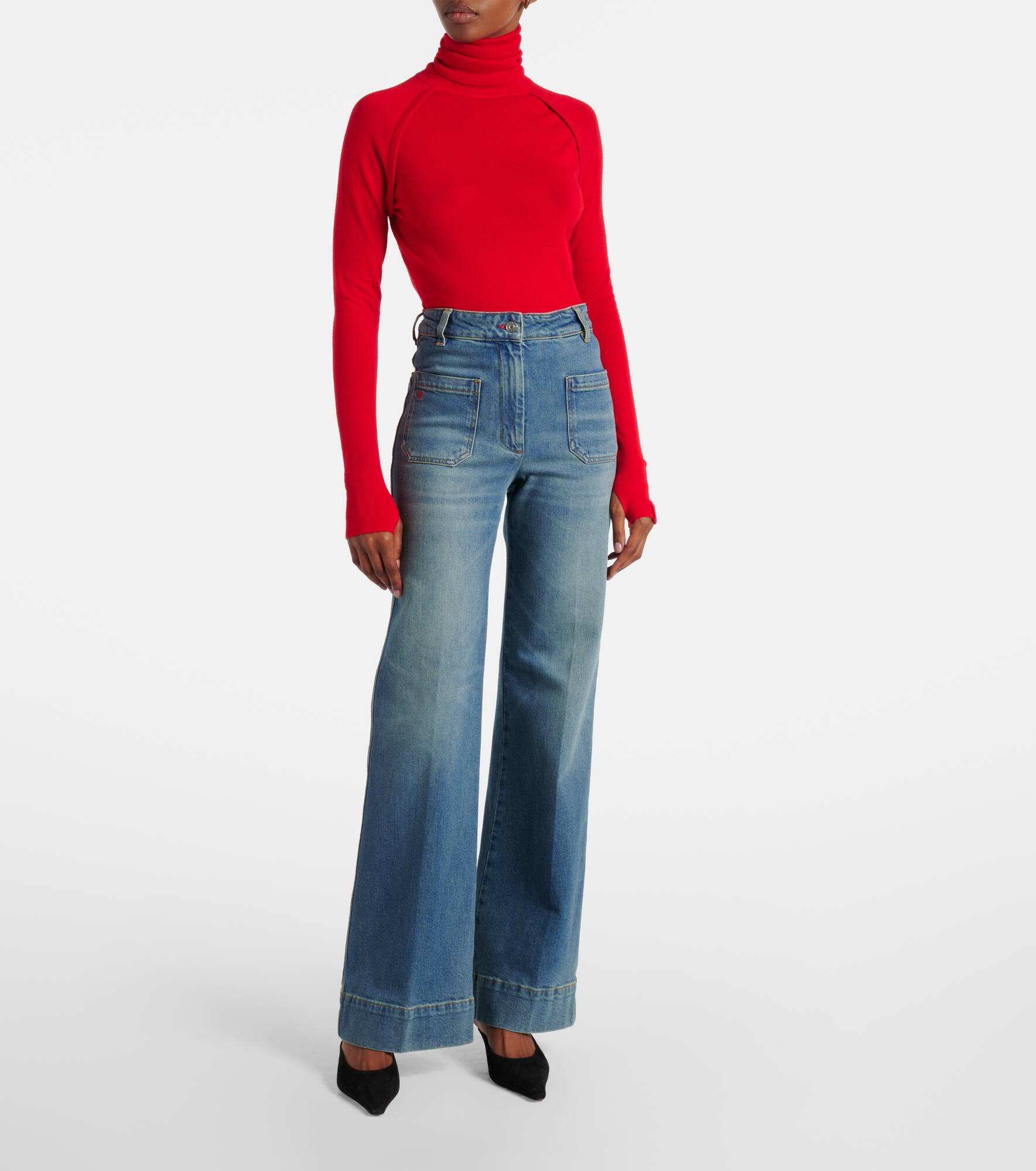 Alina wide-leg jeans - 7