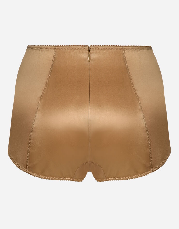 Satin high-waisted panties with Dolce&Gabbana tag - 2