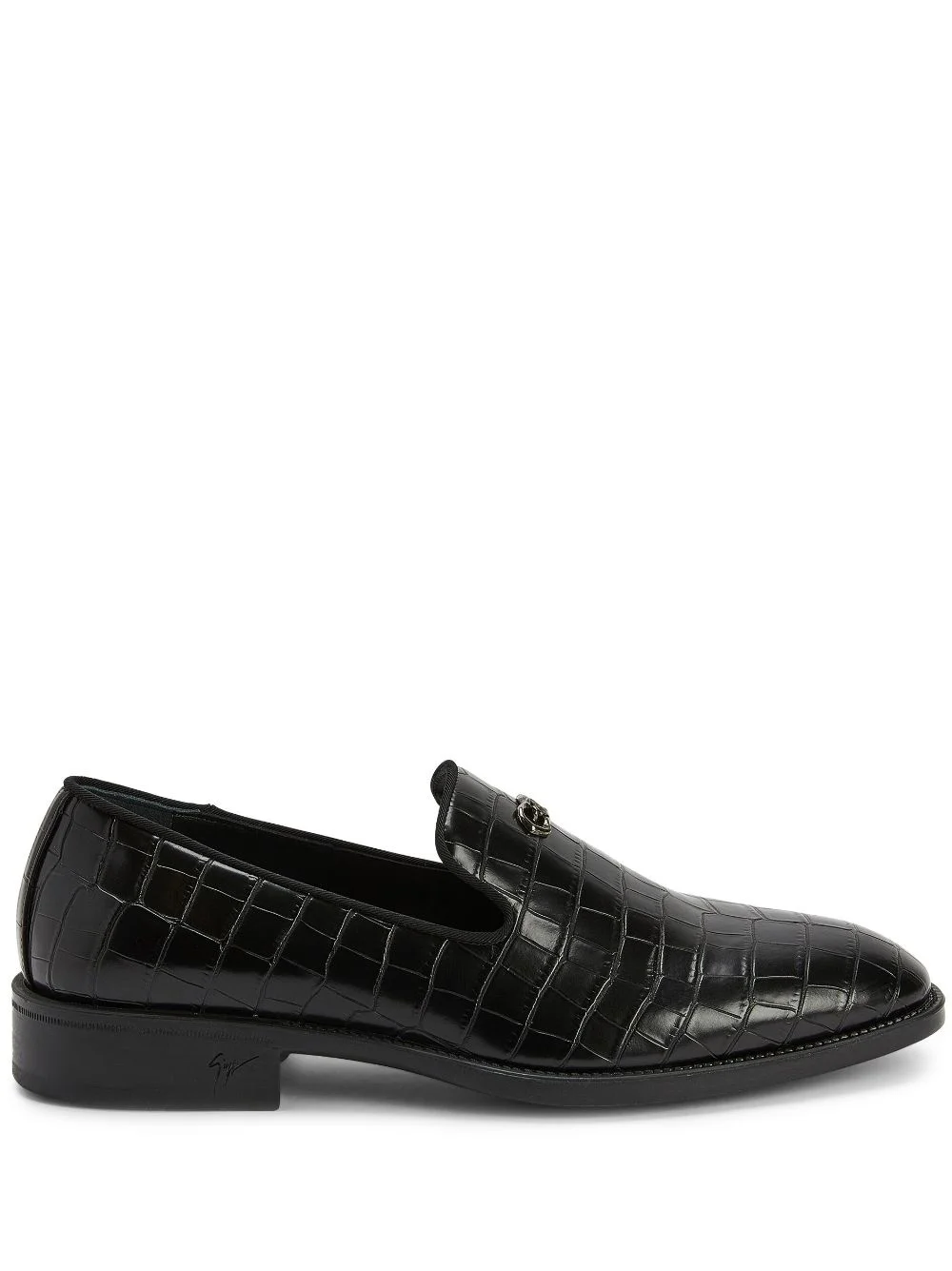 Imrham crocodile-embossed effect loafers - 1