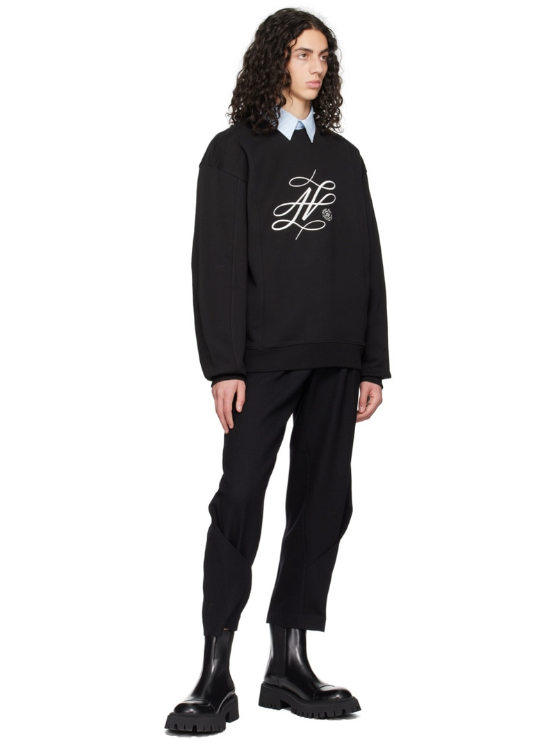 ADER error Black Dancy Sweatshirt outlook
