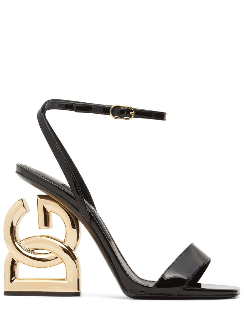 105mm Keira patent leather sandals - 1
