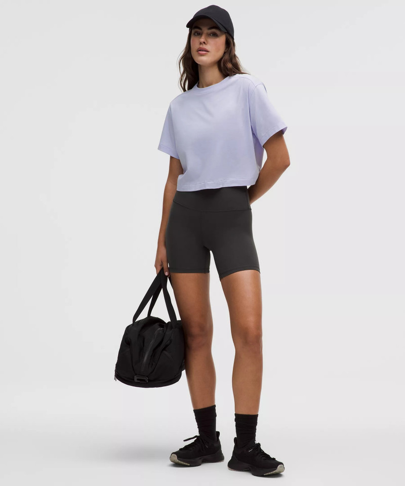 lululemon All Yours Organic Cotton Cropped T-Shirt outlook