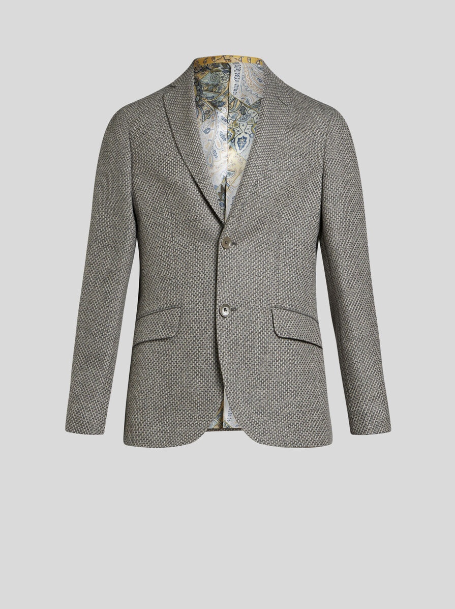 WOOL AND CASHMERE BLAZER - 1