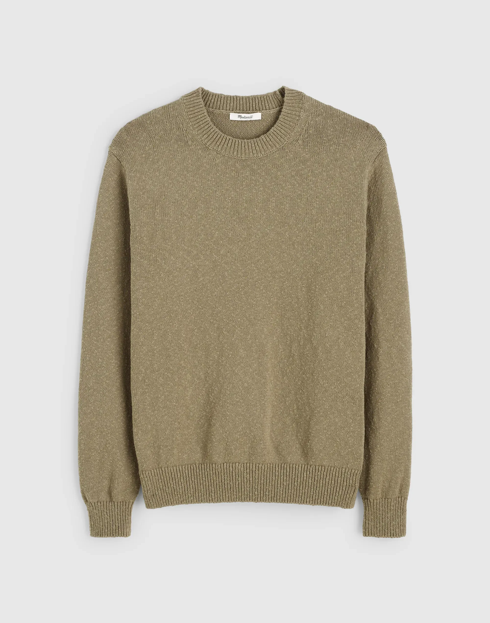 Crewneck Sweater in Textured Cotton - 1