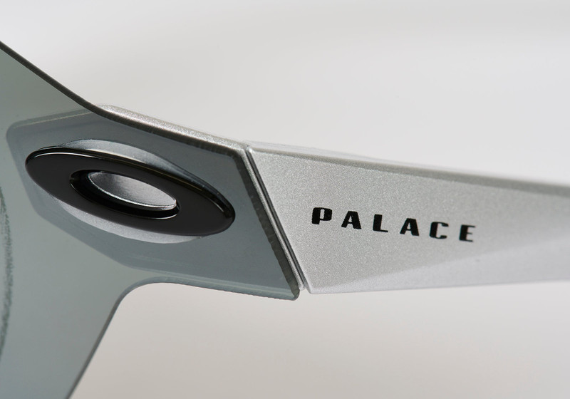 PALACE OAKLEY SUBZERO SUNGLASSES SILVER / PRIZM BLACK 7