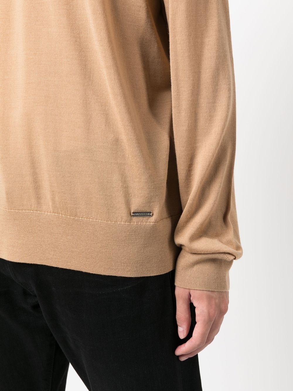 crew neck wool sweater - 5