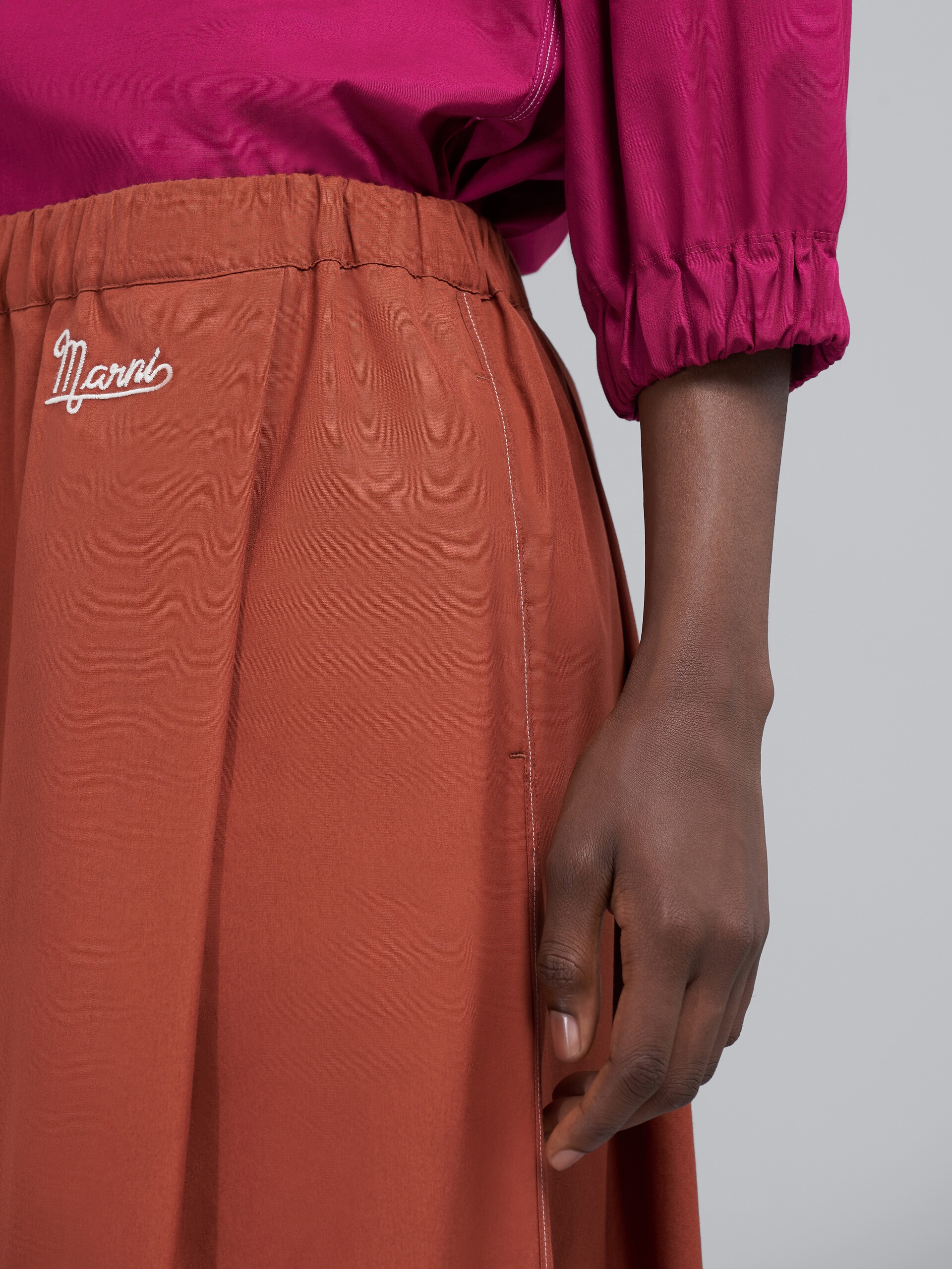 MIXED FABRICS TROUSERS - 4