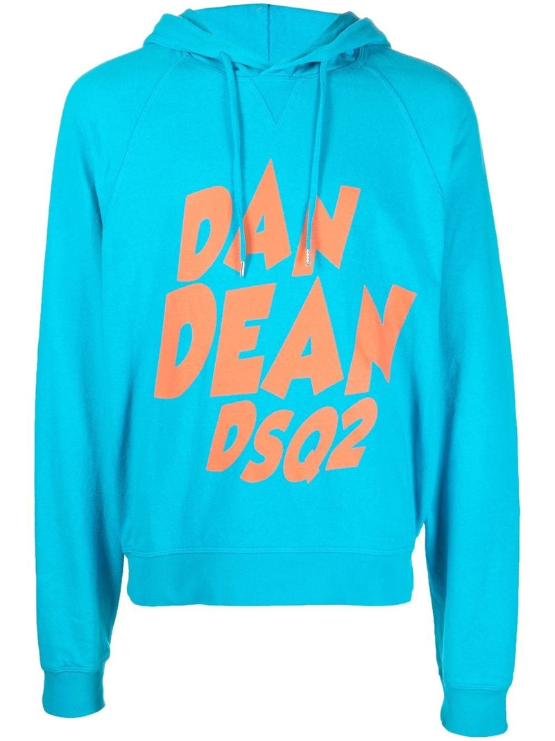 logo drawstring hoodie 1