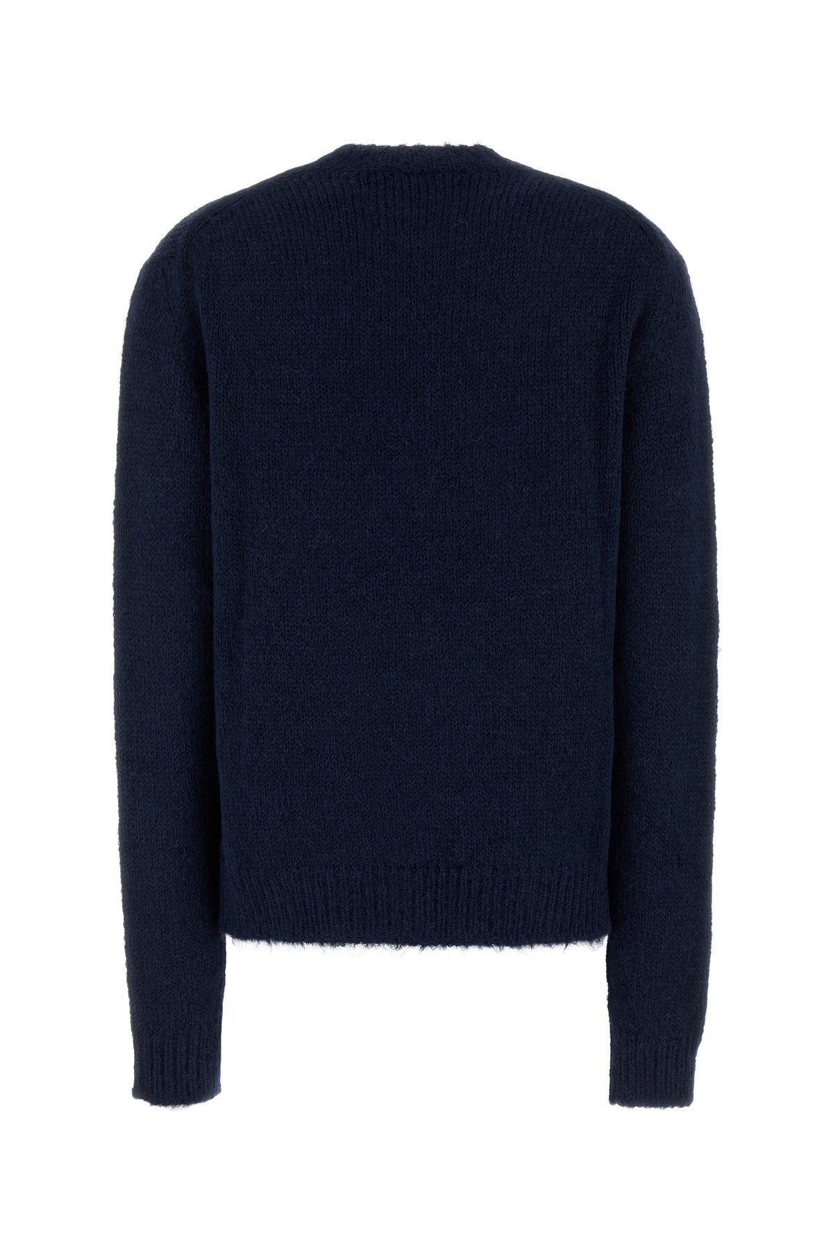 Navy blue alpaca blend oversize sweater - 2