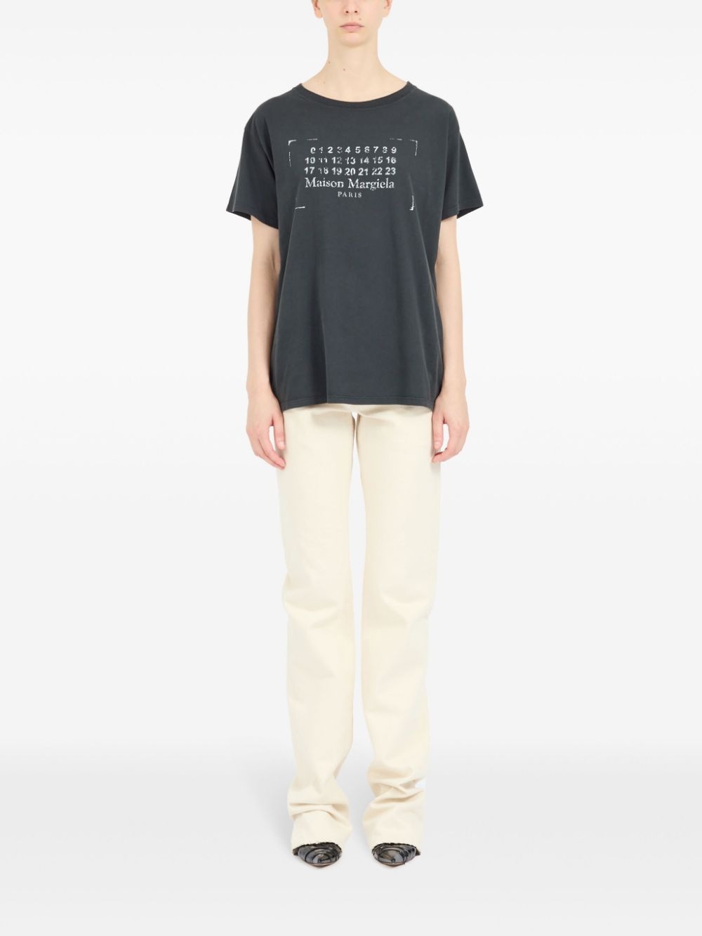 logo-print cotton T-shirt - 2