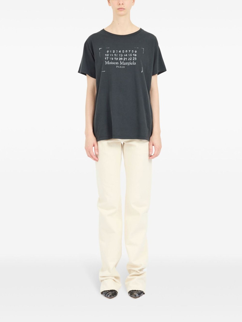 Maison Margiela logo-print cotton T-shirt outlook