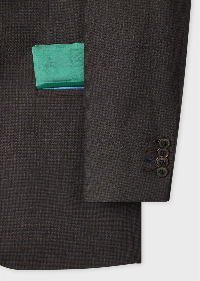 The Brierley - Brown Puppytooth Wool Blazer 3