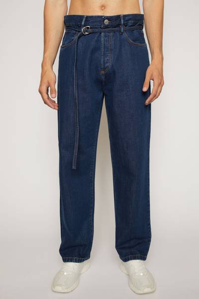 Acne Studios Loose fit jeans dark blue outlook