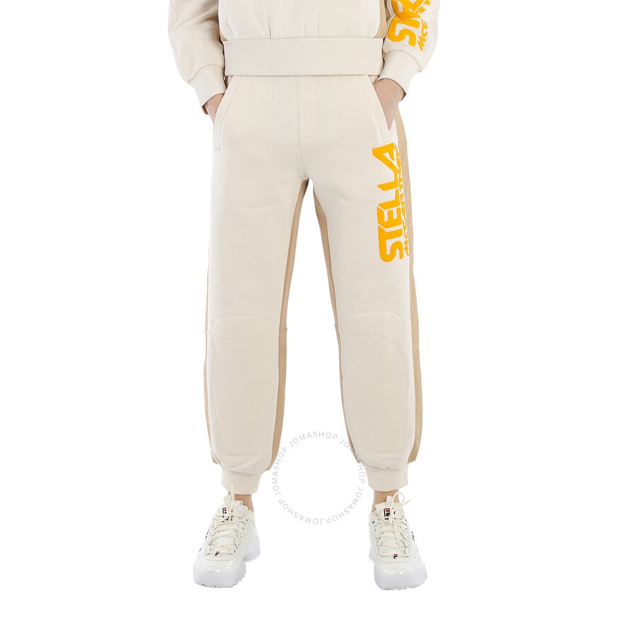 Stella McCartney Ladies Log Print Tracksuit Cotton Trousers - 3