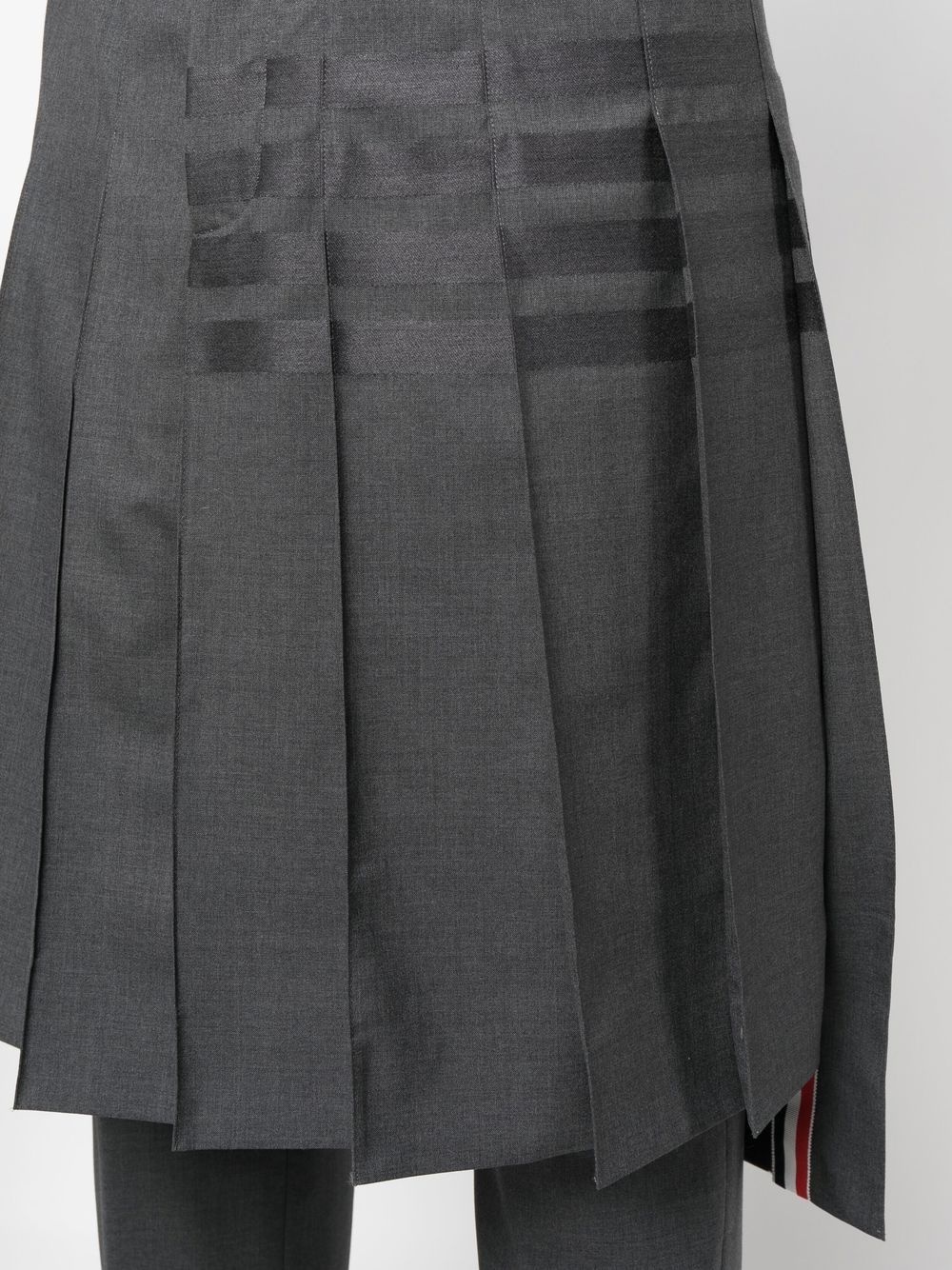 stepped box-pleat skirt - 5