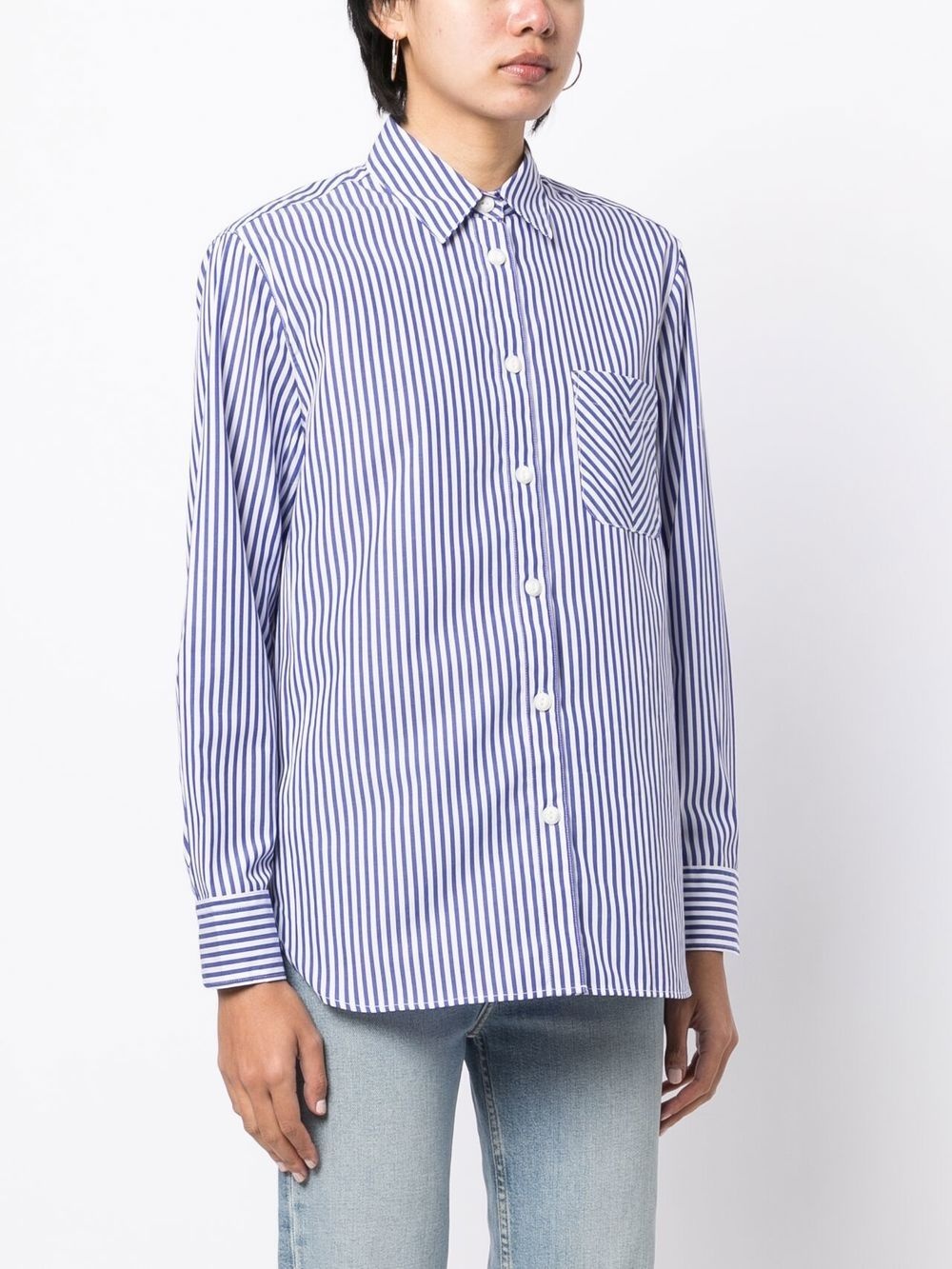 Maxine striped button-up shirt - 3