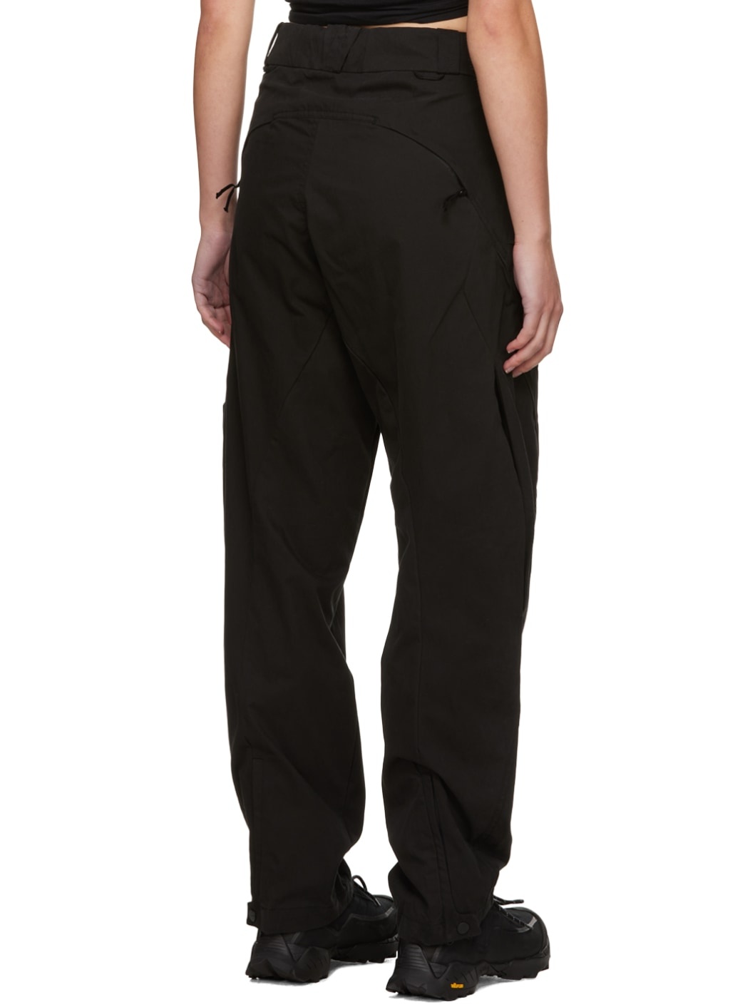 Black Vented Trousers - 3