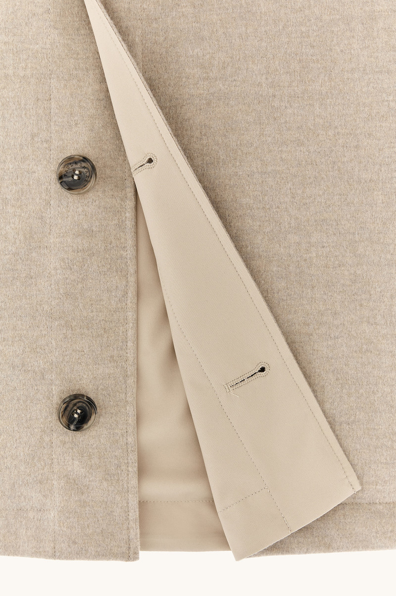 REVERSIBLE OVERSHIRT IN CASHMERE AND TECHNICAL FABRIC 14