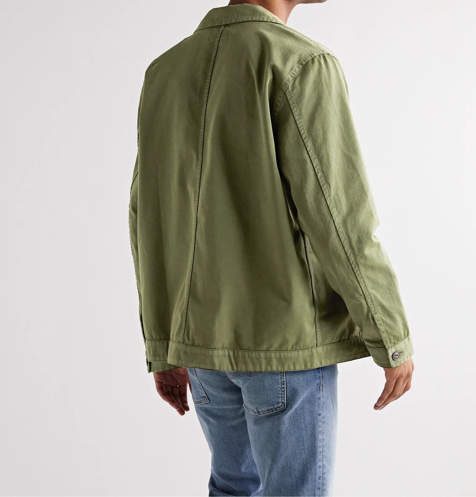 Colin Cotton-Twill Overshirt - 4