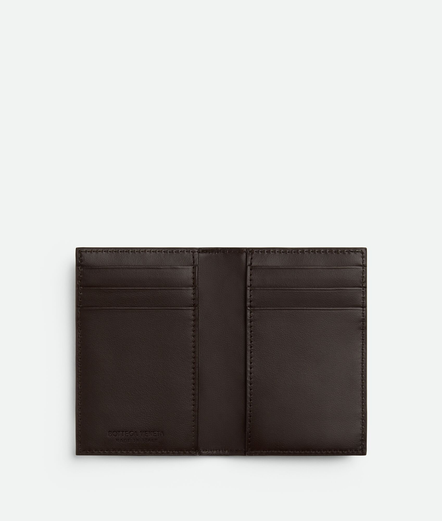 Intrecciato Flap Card Case - 2