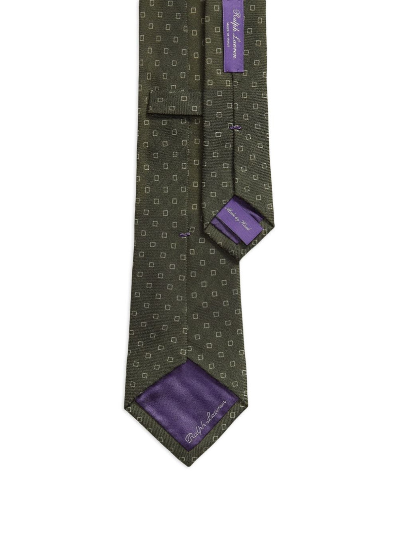 Ralph Lauren square-print tie outlook