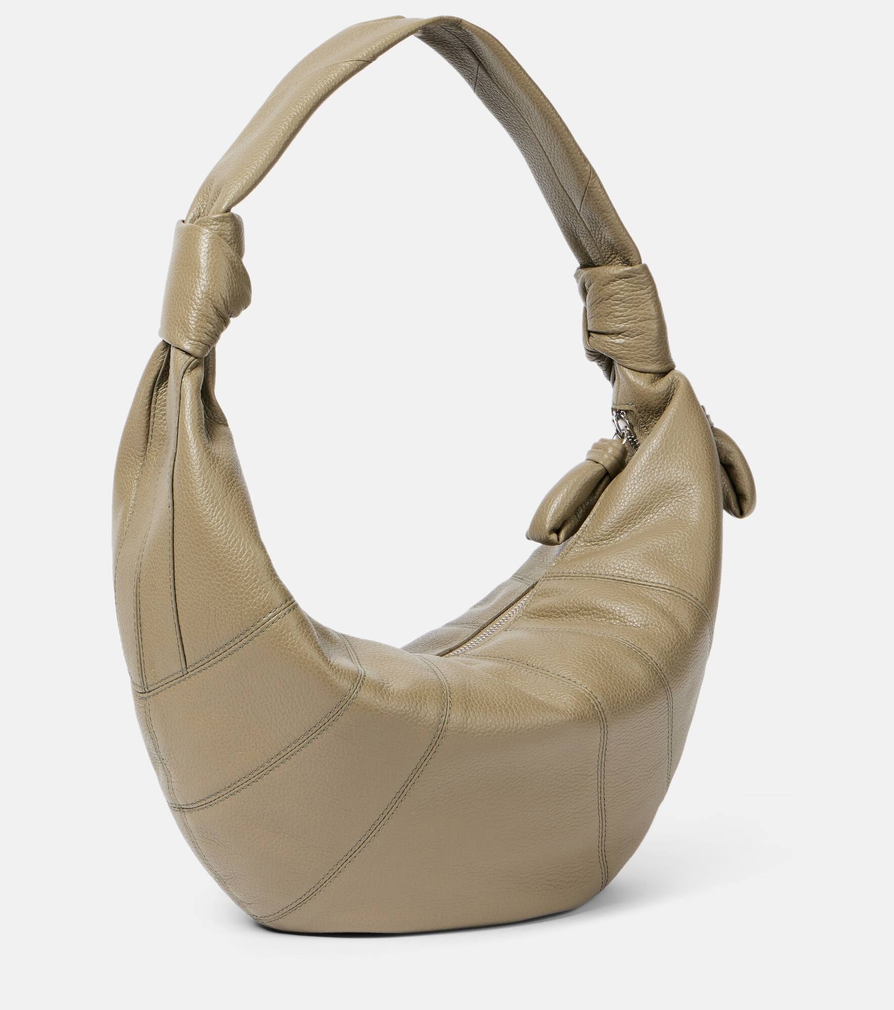 Fortune Croissant leather shoulder bag - 4