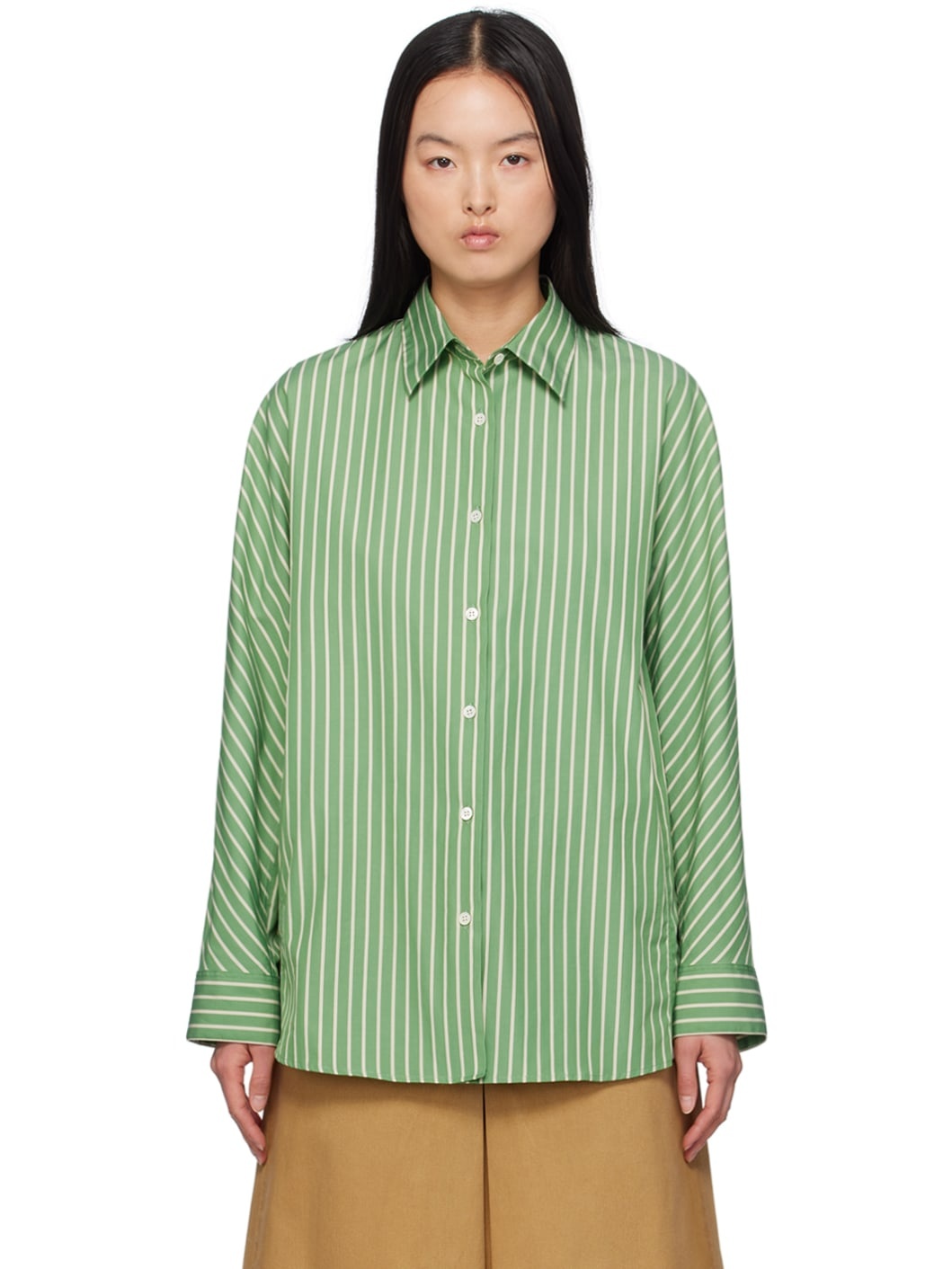Green Oversized Shirt - 1