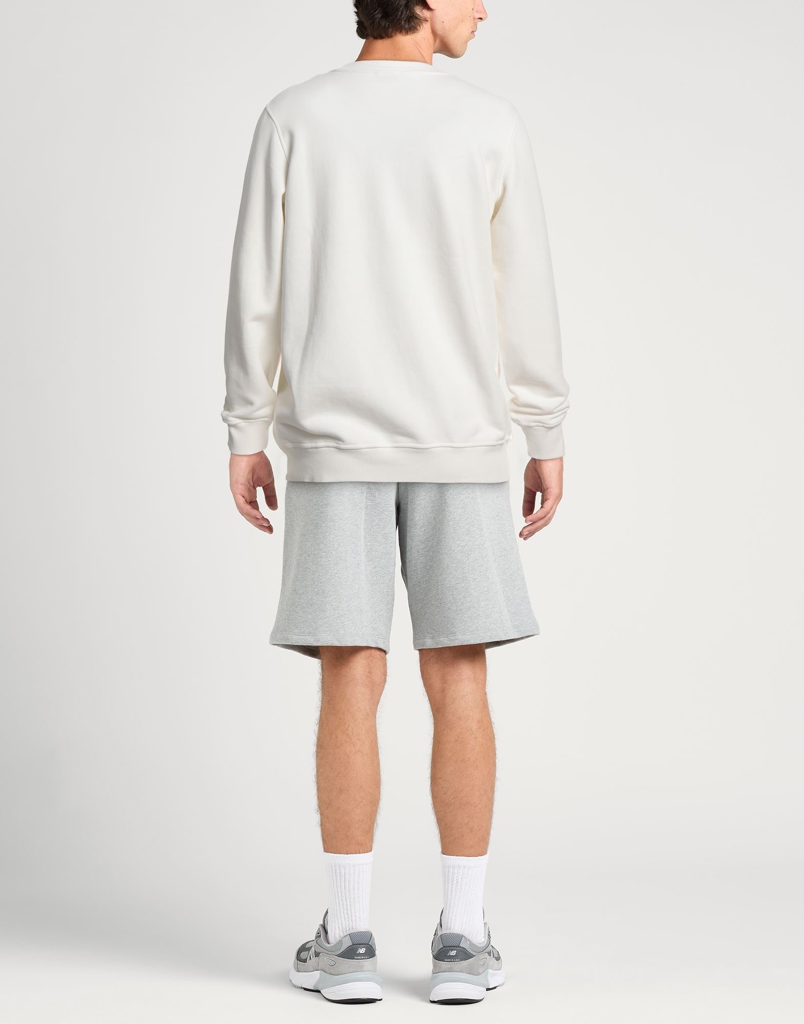 White Men's Sweatshirt - 3