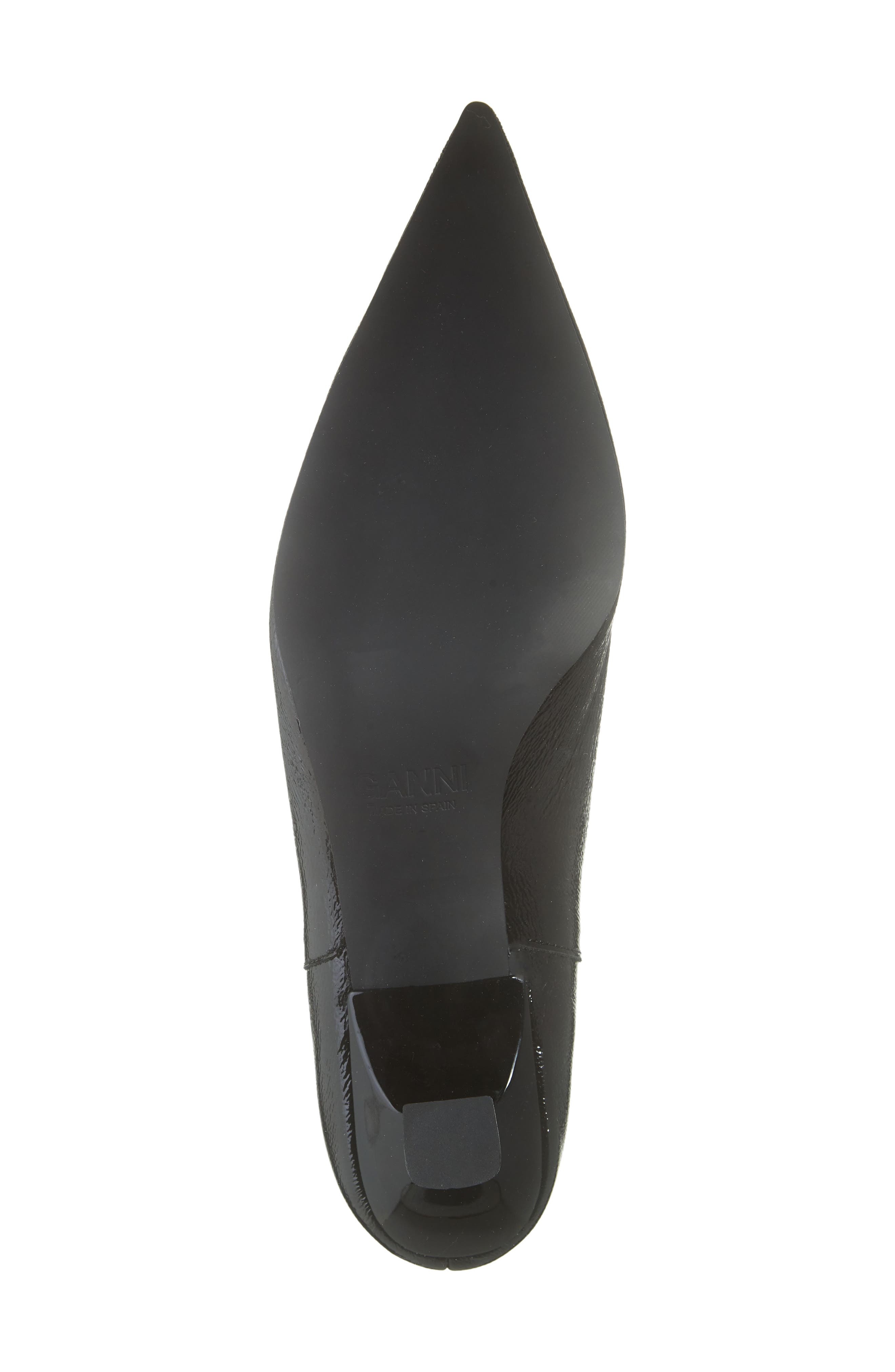 Ganni Pointed Toe Bootie in Black at Nordstrom - 6