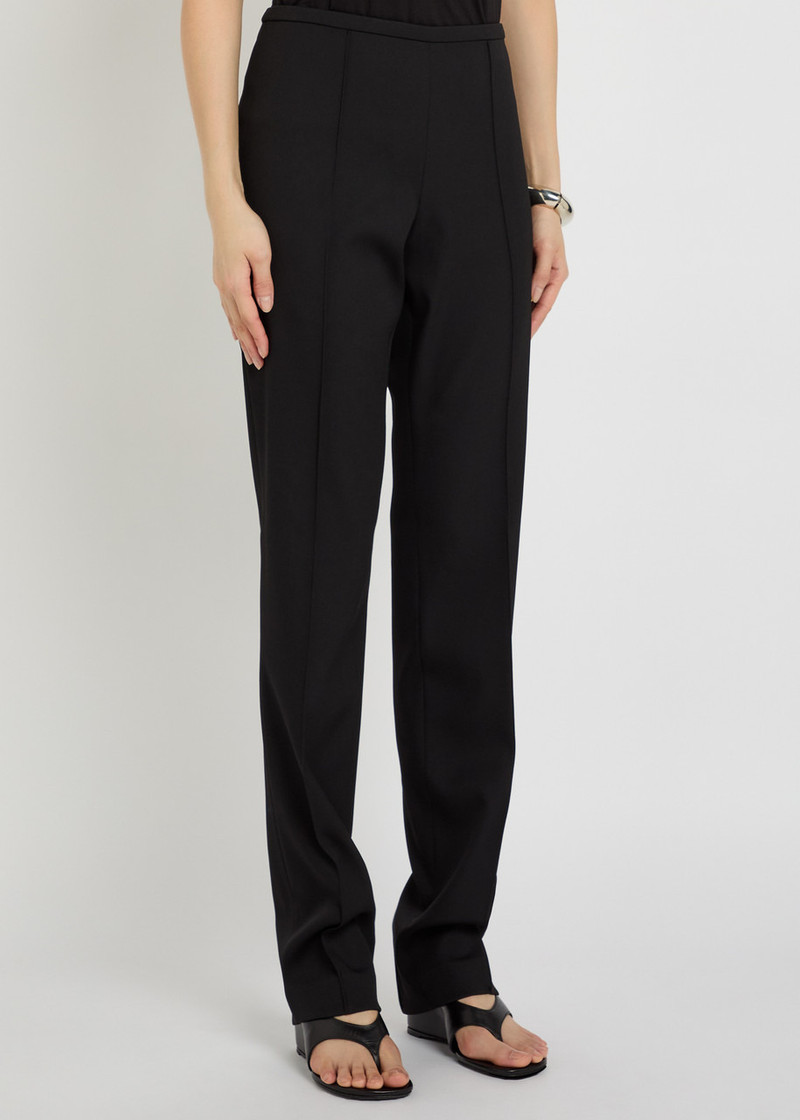 Another Tomorrow Another Tomorrow Slim-leg Stretch-wool Trousers outlook