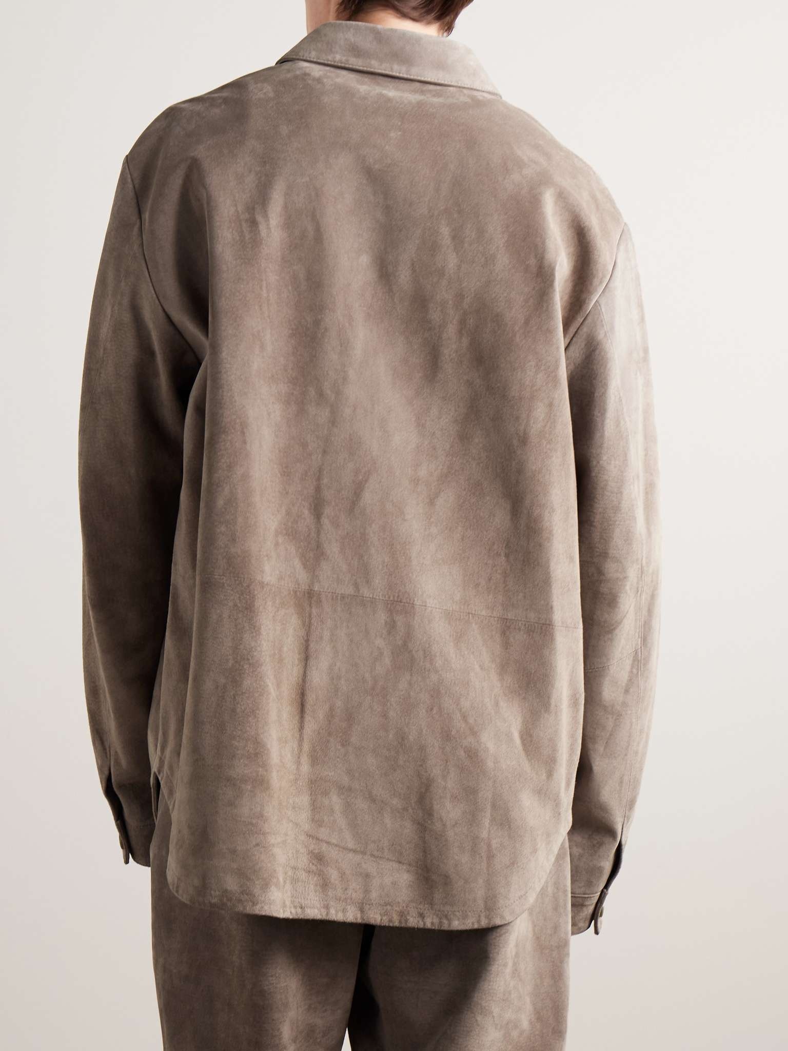 Oversized Suede Shirt - 3