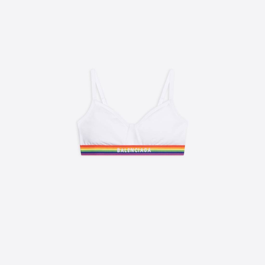 Women's Pride Sports Bra in White - 1