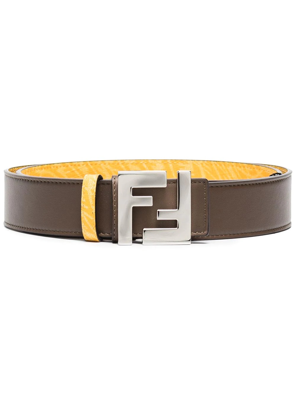 logo-buckle belt - 1