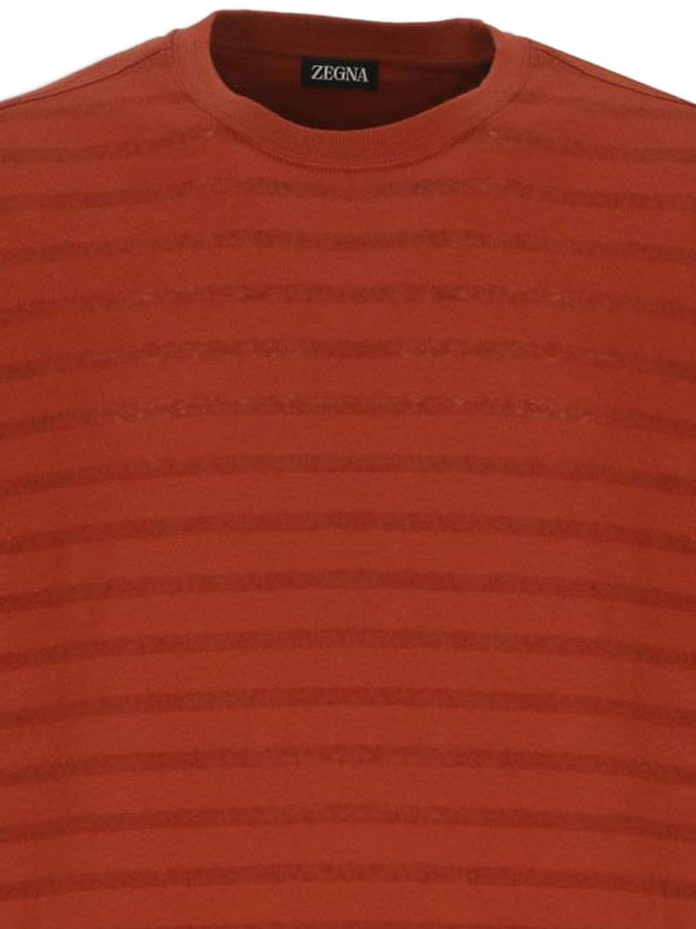 striped crew-neck T-shirt - 2