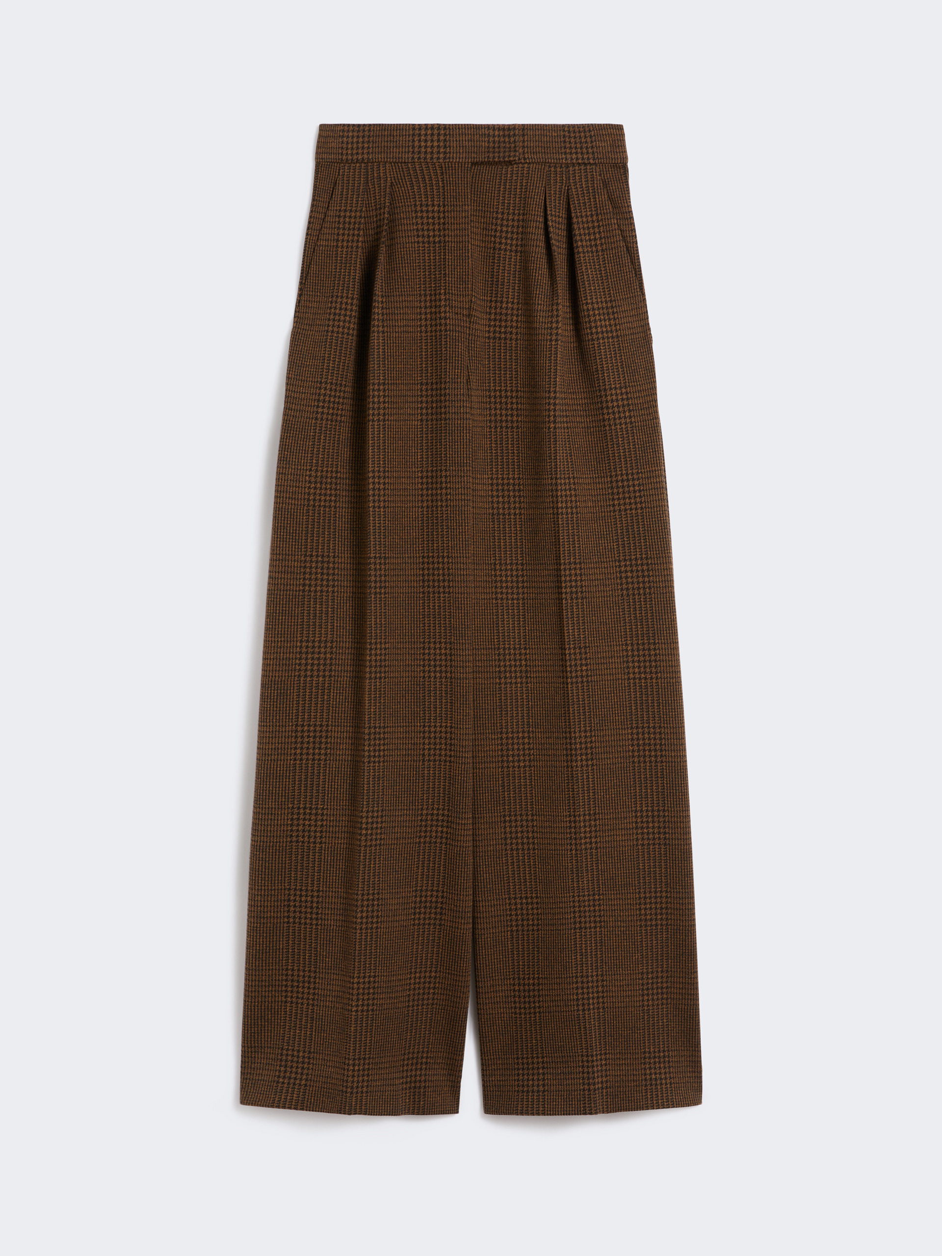 PONZA Patterned cotton and wool jersey trousers - 1