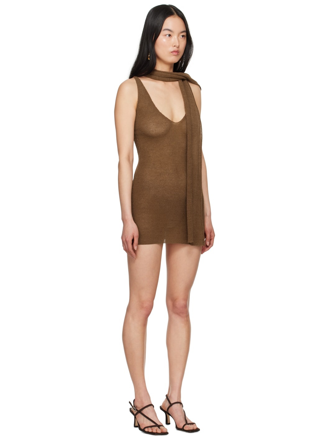 Brown Anka Minidress - 2