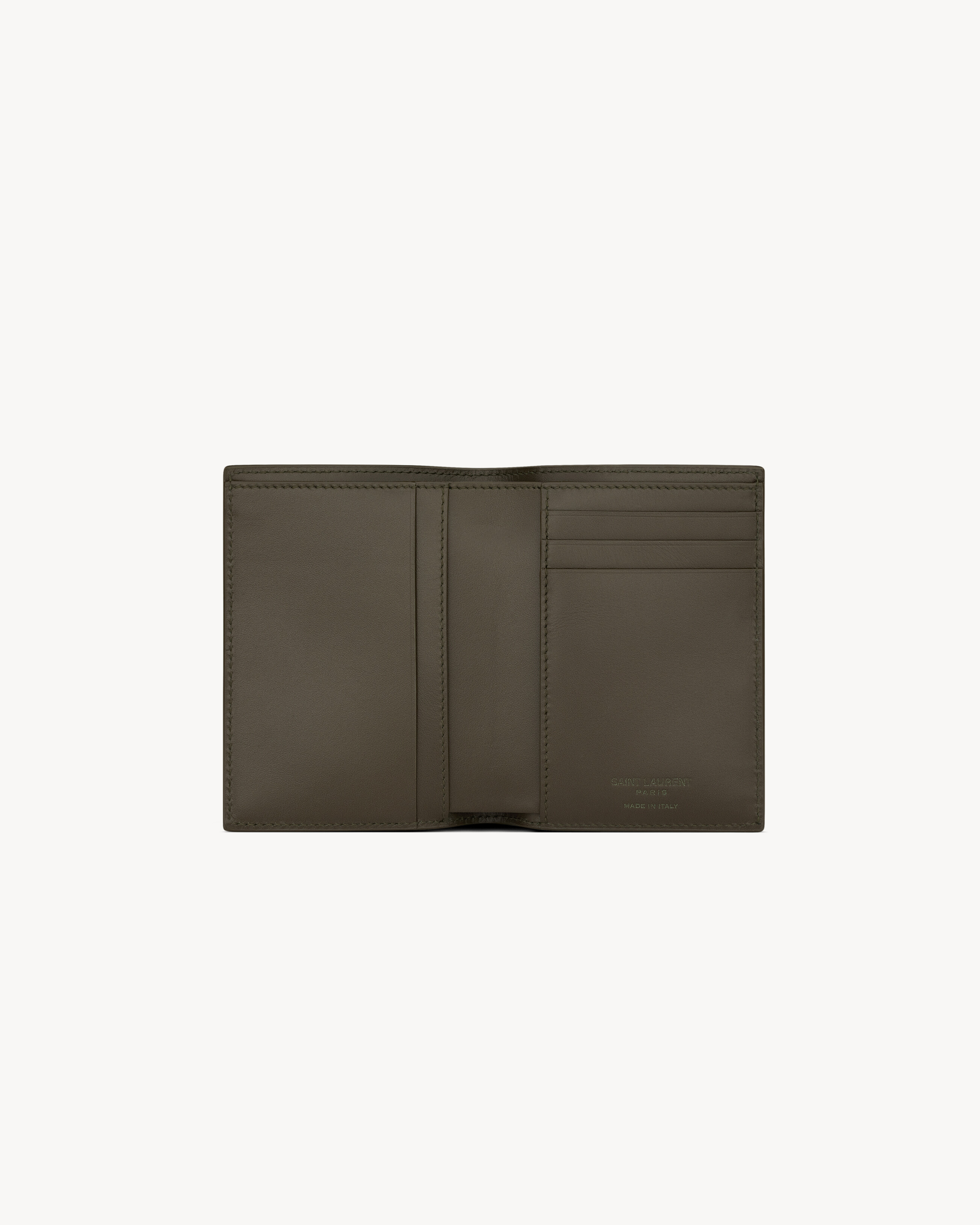 SAINT LAURENT PARIS CREDIT CARD WALLET IN SMOOTH LEATHER - 4