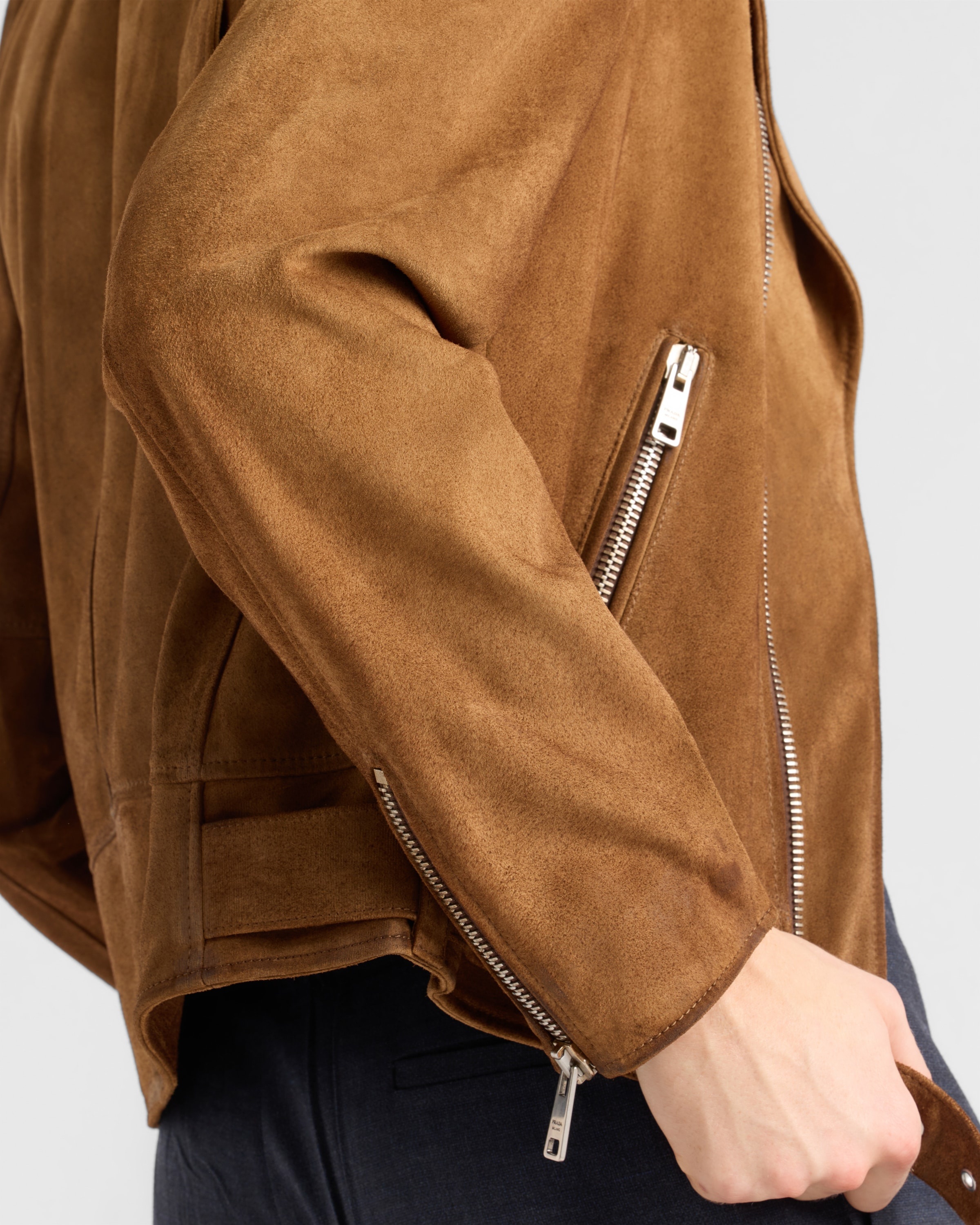 Suede biker jacket - 4