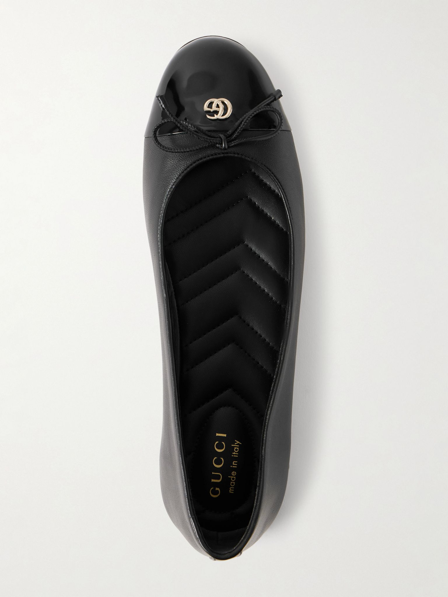 New Marmont GG leather ballet flats Black - 5
