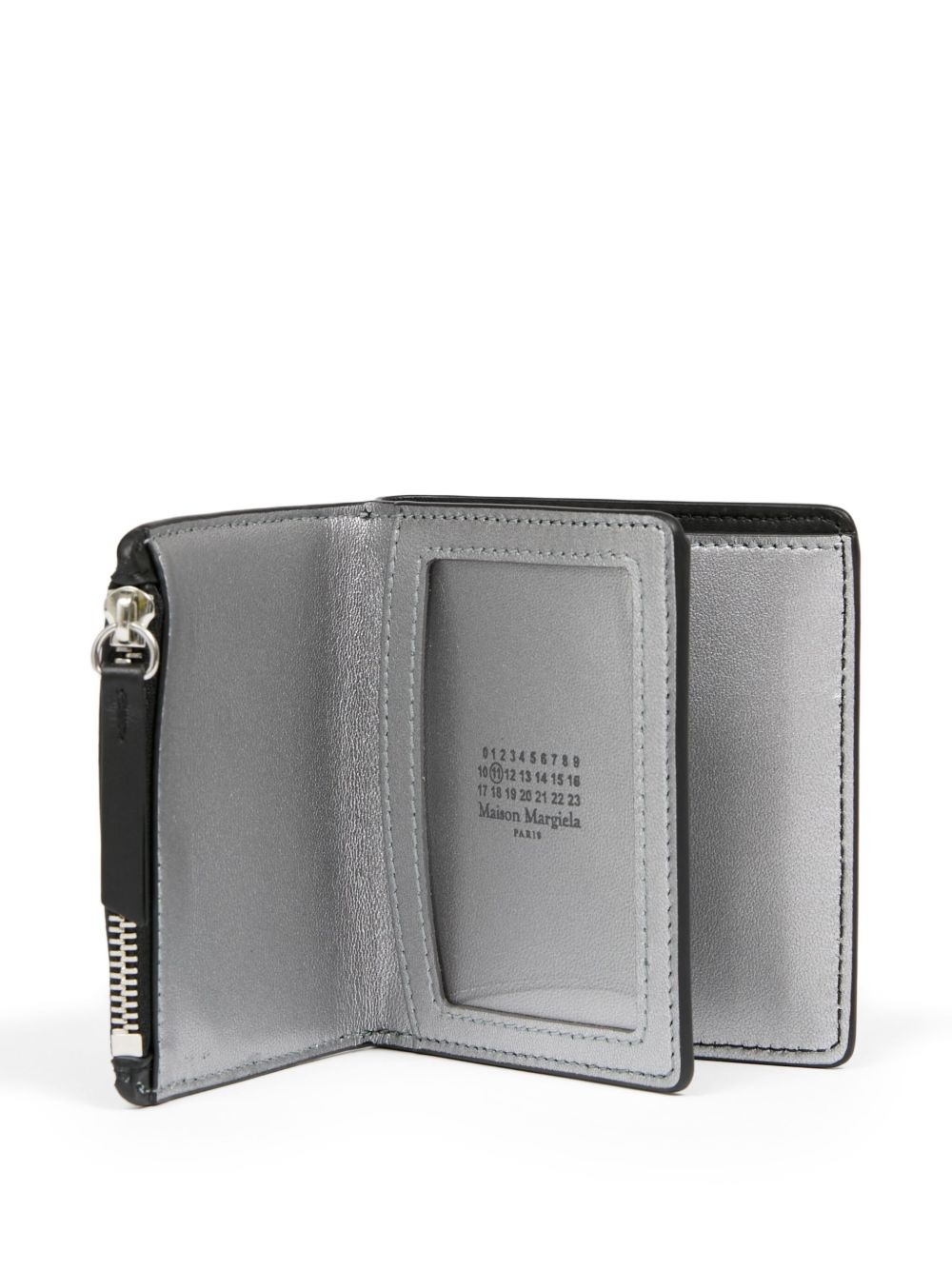 logo leather wallet - 4