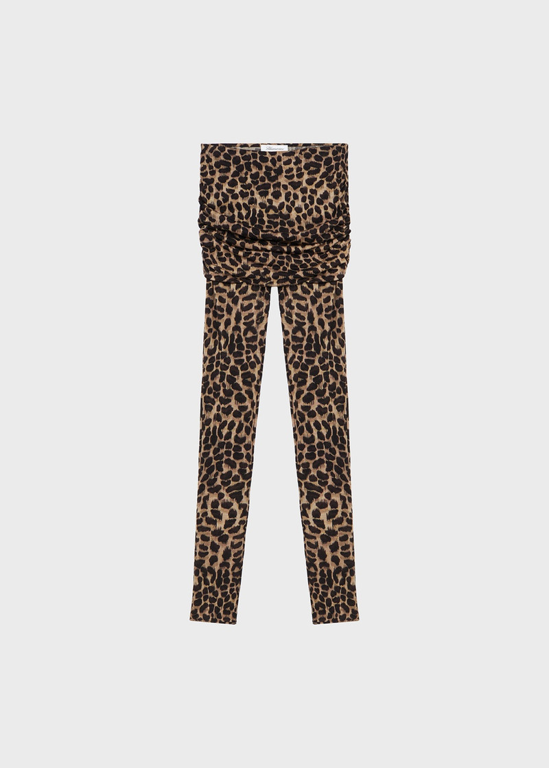 ANIMALIER PRINT JERSEY LEGGINGS - 1