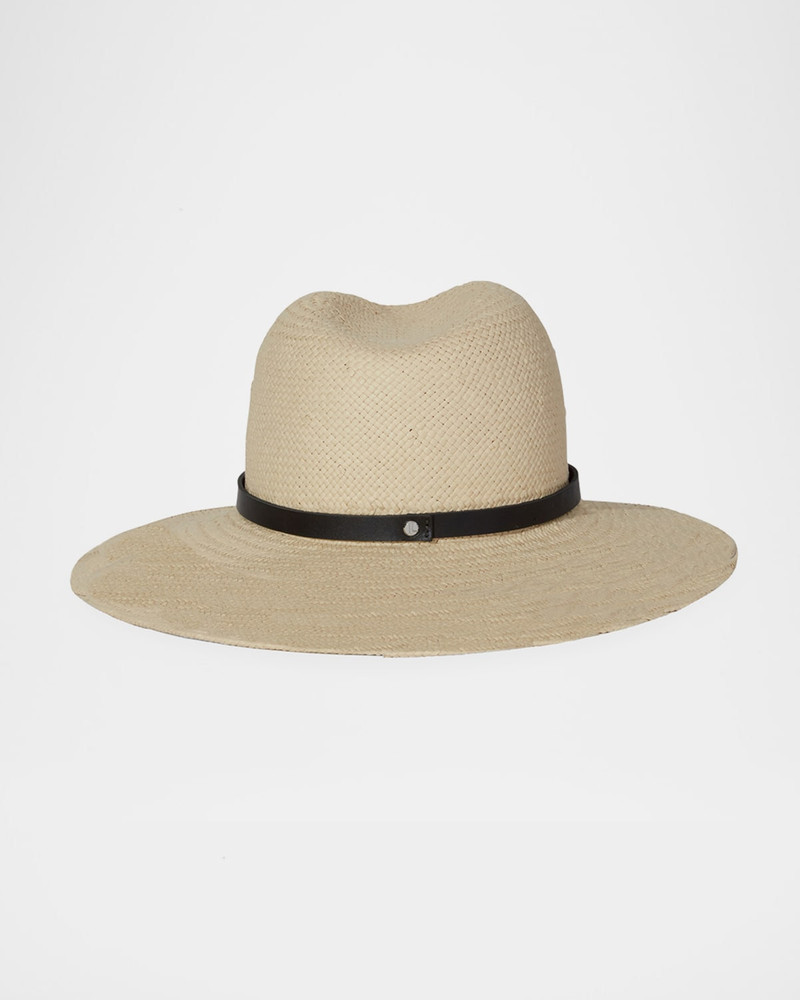 Janessa Leoné Lyra Packable Straw Fedora Hat outlook
