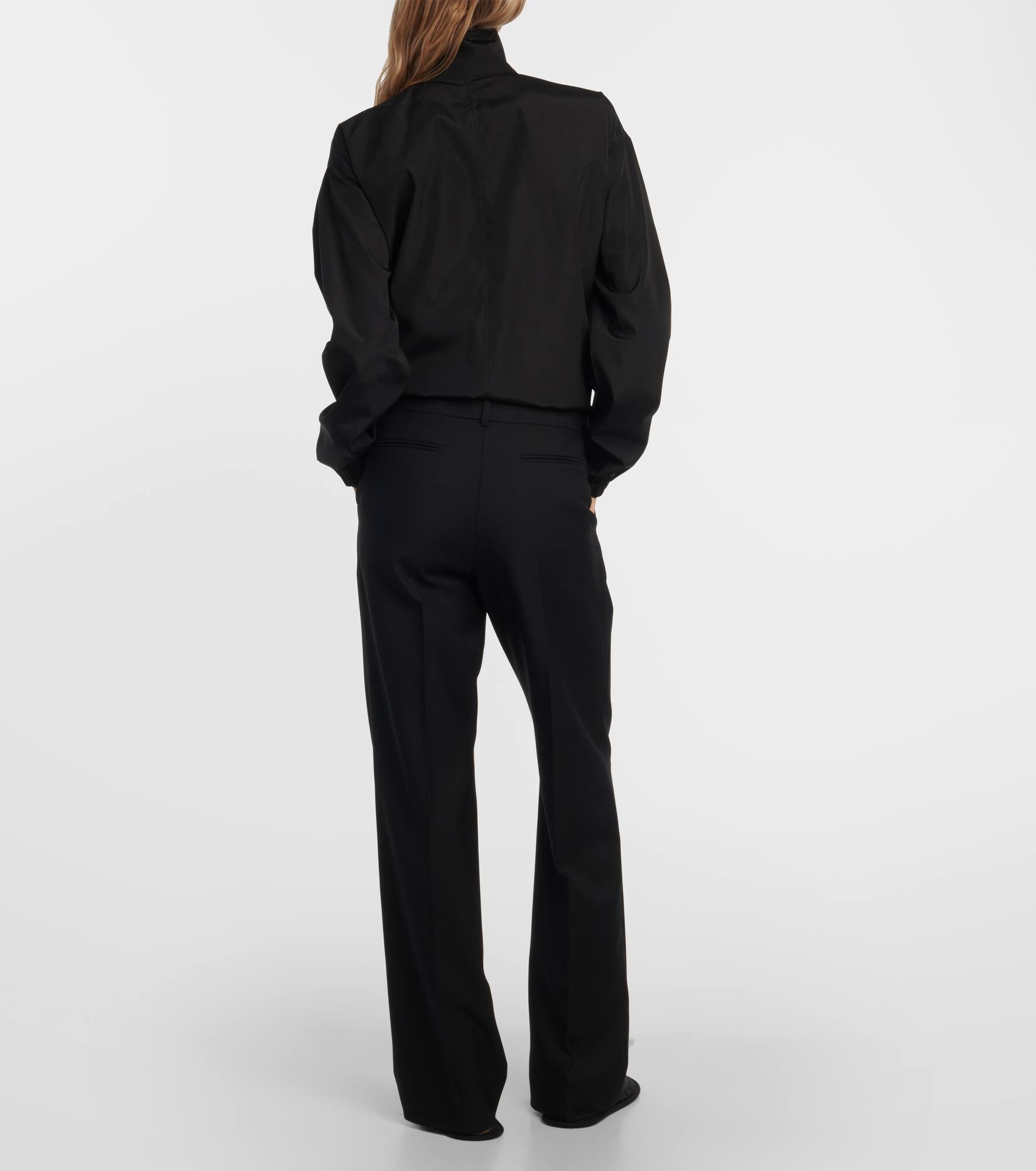 Albereta virgin wool flared pants - 3