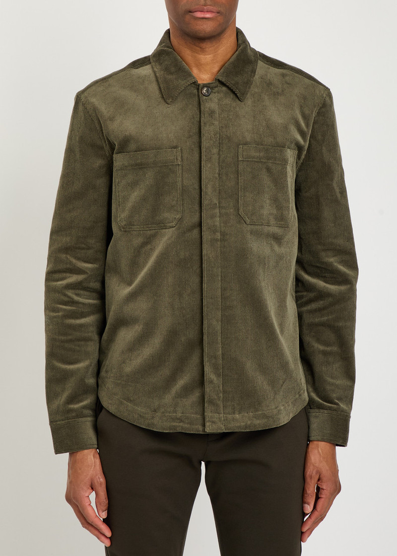 PAIGE Paige Jace Corduroy Overshirt outlook