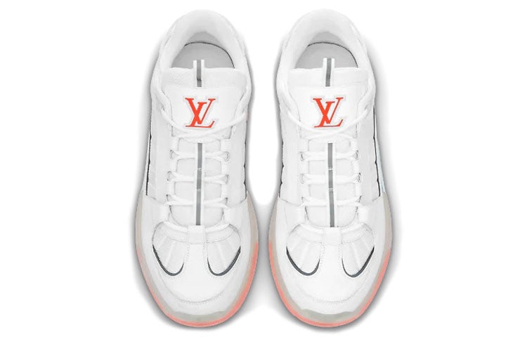LOUIS VUITTON A View Sneakers 'White Orange' 1A8J1T - 3