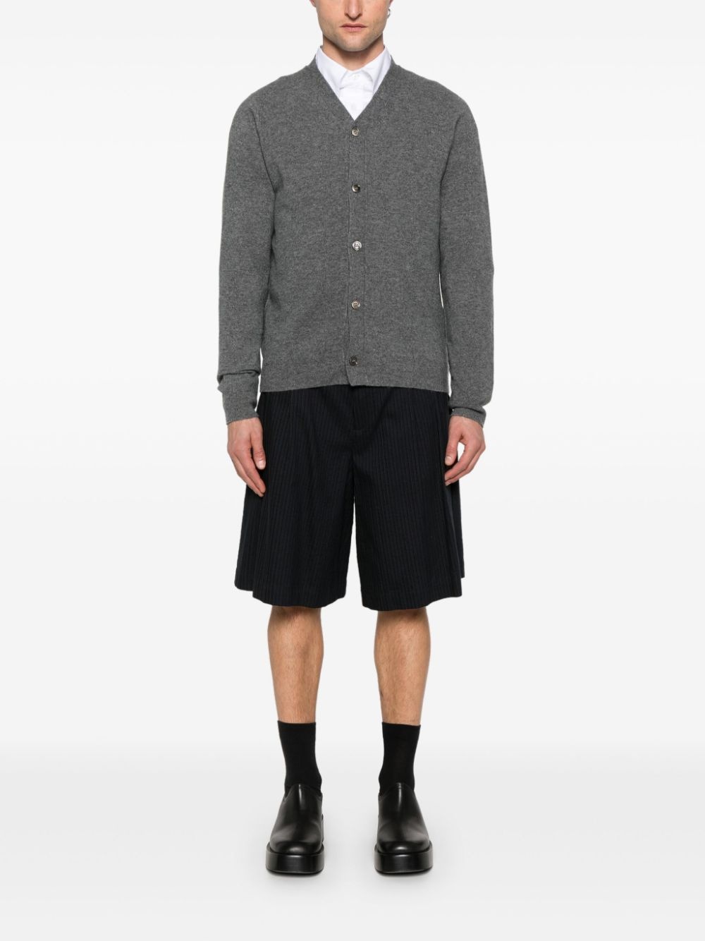 V-neck cardigan - 2