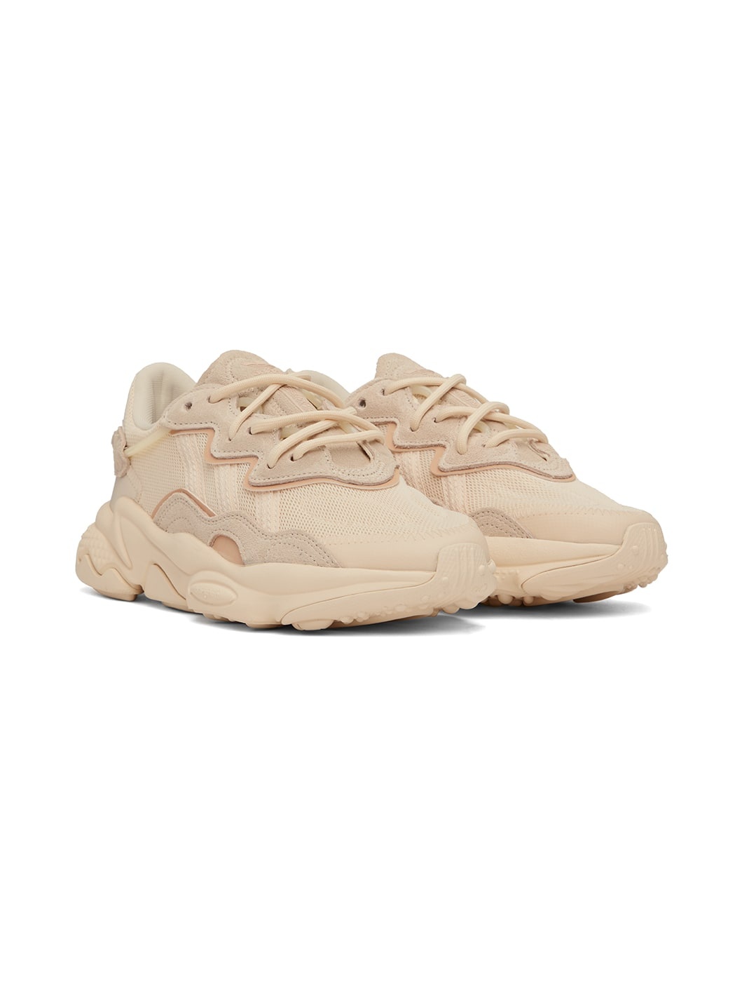 Beige Ozweego Sneakers - 4