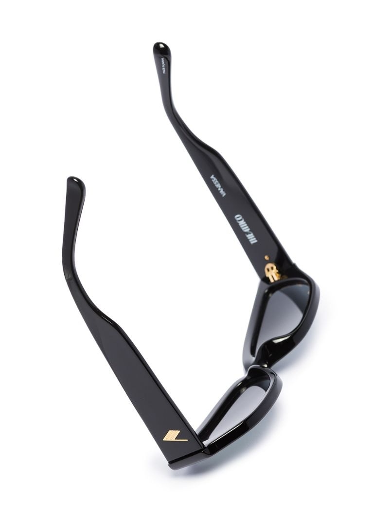 Cat Eye Sunglasses in Black - The Attico