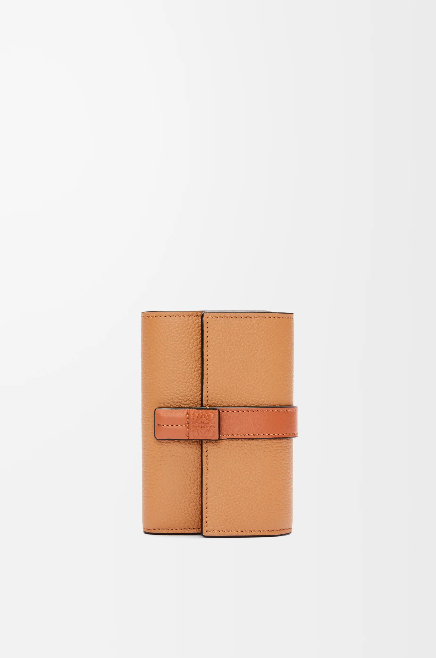 Small vertical wallet in soft grained calfskin - 1