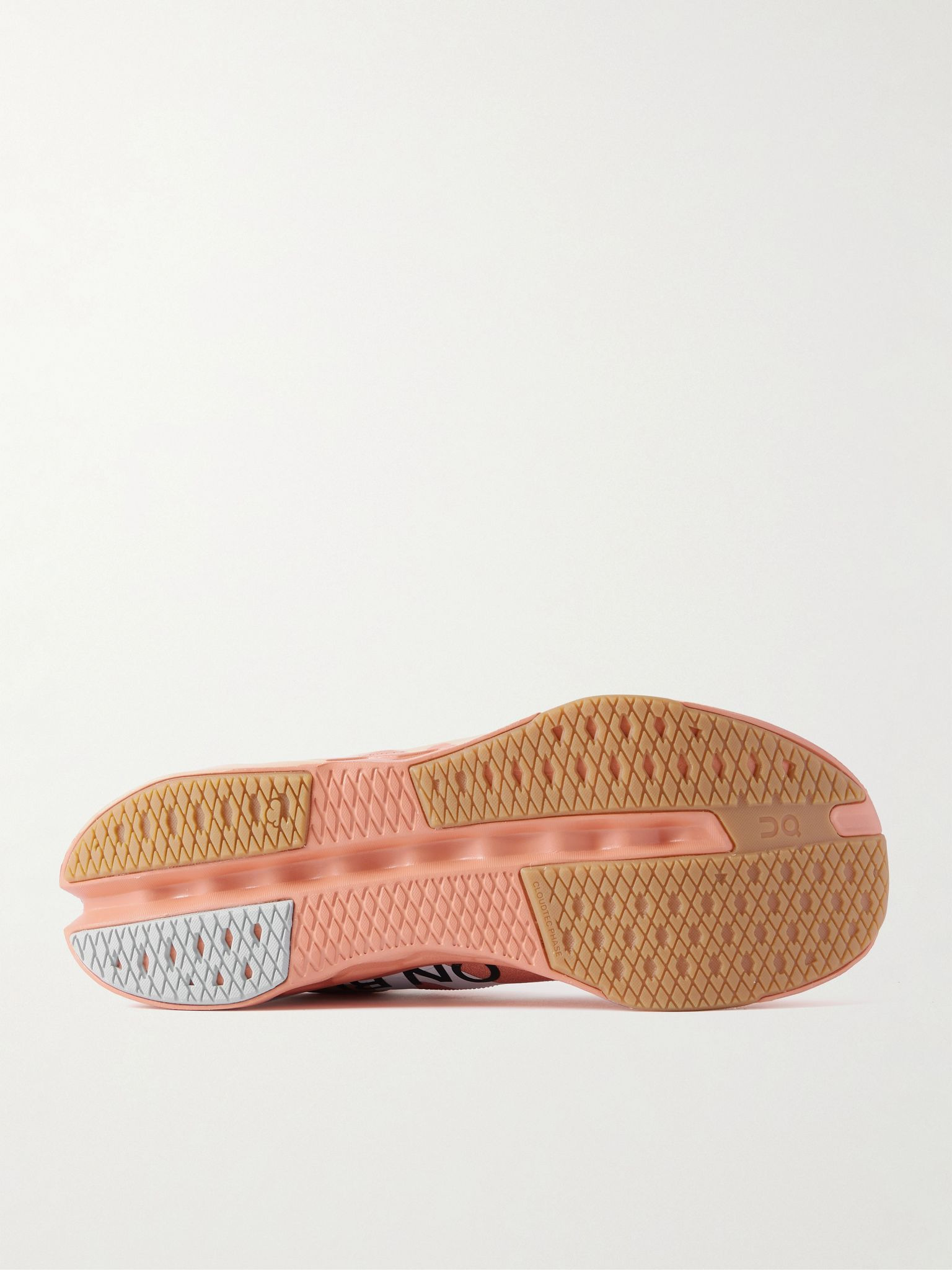 Cloudsurfer Next Z5 Rubber-Trimmed Recycled-Mesh Sneakers Pastel orange - 3